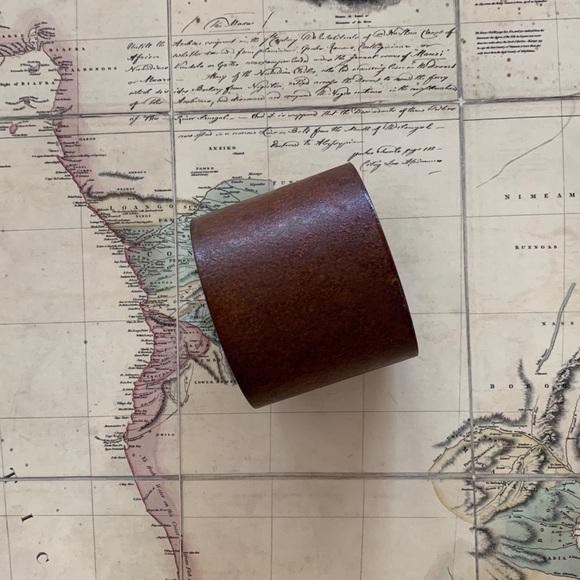 Handmade Upcycled Rusted Steel Cuff Bracelet S M - Picture 2 of 5